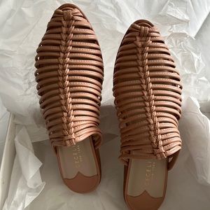 🆕 {Cecelia New York} Gloria Leather Caged Mules in Frose (blush color), Size 8